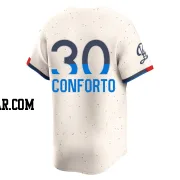 Michael Conforto Youth Los Angeles Dodgers Cream Limited 2024 City Connect Jersey