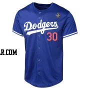 Michael Conforto Youth Los Angeles Dodgers Royal Limited Alternate 2024 World Series Jersey