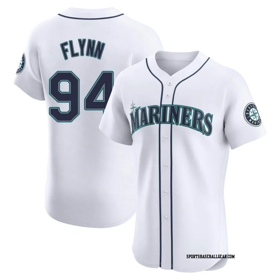 Michael Flynn Men's Seattle Mariners White Elite Home Jersey