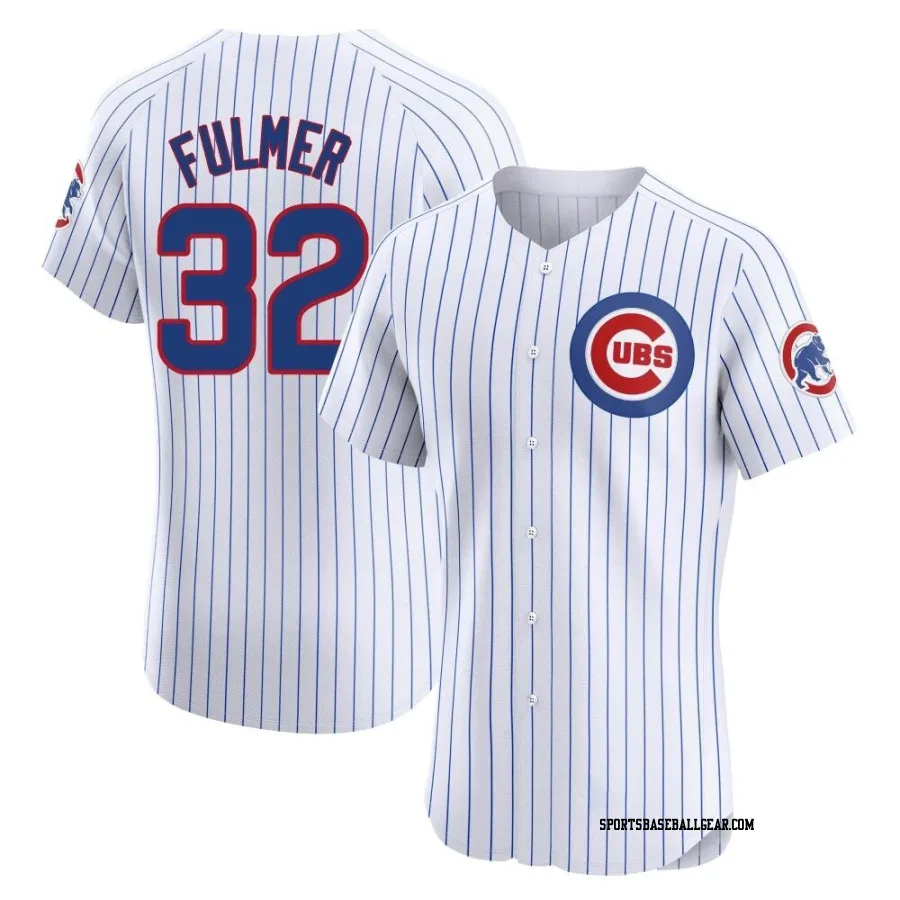 Michael Fulmer Men's Chicago Cubs White Elite Home Jersey