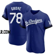 Michael Grove Men's Los Angeles Dodgers Royal Authentic 2021 City Connect Jersey