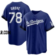 Michael Grove Youth Los Angeles Dodgers Royal Replica 2021 City Connect Jersey