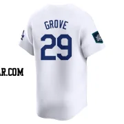 Michael Grove Youth Los Angeles Dodgers White Limited 2024 World Tour Seoul Series Home Jersey