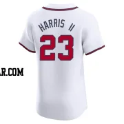 Michael Harris II Men's Atlanta Braves White Elite Home Jersey