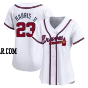 Michael Harris II Women's Atlanta Braves White Limited Home Jersey