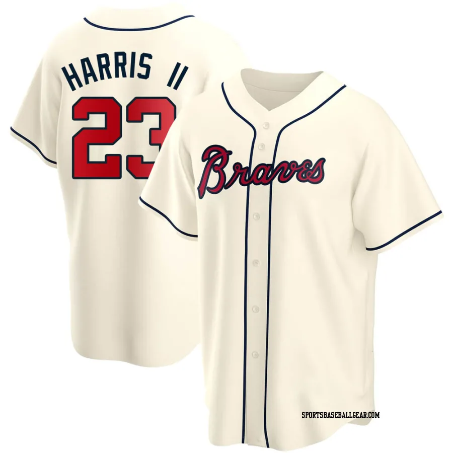 Michael Harris II Youth Atlanta Braves Cream Replica Alternate Jersey