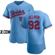 Michael Helman Men's Minnesota Twins Light Blue Authentic Alternate Jersey