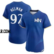 Michael Helman Men's Minnesota Twins Royal Elite 2024 City Connect Jersey