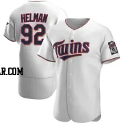 Michael Helman Men's Minnesota Twins White Authentic Home Jersey