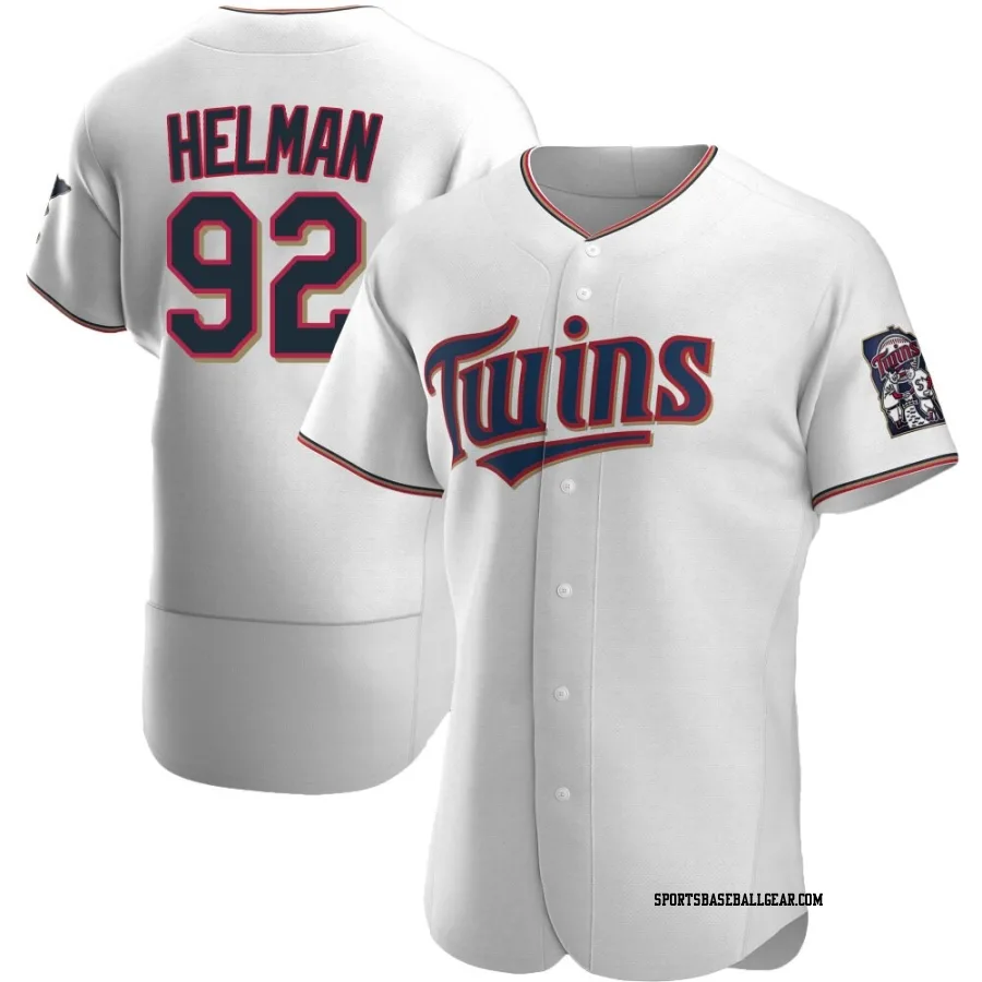 Michael Helman Men's Minnesota Twins White Authentic Home Jersey