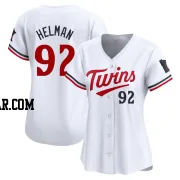 Michael Helman Women's Minnesota Twins White Limited Home Jersey