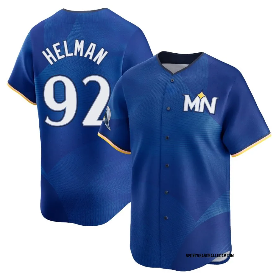 Michael Helman Youth Minnesota Twins Royal Limited 2024 City Connect Jersey