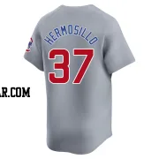 Michael Hermosillo Men's Chicago Cubs Gray Limited Road Jersey