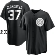 Michael Hermosillo Youth Chicago Cubs Black/White Replica Jersey