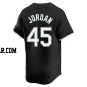 Michael Jordan Men's Chicago White Sox Black Limited Alternate Jersey