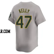 Michael Kelly Men's Oakland Athletics Gray Limited Away Jersey