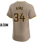 Michael King Men's San Diego Padres Brown Elite Alternate Jersey