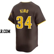 Michael King Men's San Diego Padres Brown Limited Away Jersey