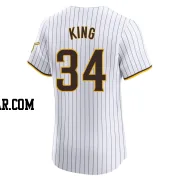 Michael King Men's San Diego Padres White Elite Home Jersey