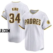 Michael King Men's San Diego Padres White Limited Home Jersey