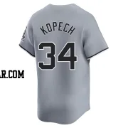 Michael Kopech Men's Chicago White Sox Gray Limited Road Jersey