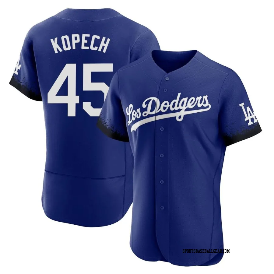 Michael Kopech Men's Los Angeles Dodgers Royal Authentic 2021 City Connect Jersey