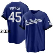 Michael Kopech Men's Los Angeles Dodgers Royal Replica 2021 City Connect Jersey