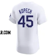 Michael Kopech Men's Los Angeles Dodgers White Elite Home Jersey