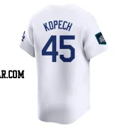 Michael Kopech Men's Los Angeles Dodgers White Limited 2024 World Tour Seoul Series Home Jersey