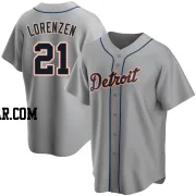 Michael Lorenzen Men's Detroit Tigers Gray Replica Road Jersey