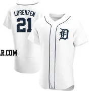 Michael Lorenzen Men's Detroit Tigers White Authentic Home Jersey