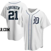 Michael Lorenzen Men's Detroit Tigers White Replica Home Jersey