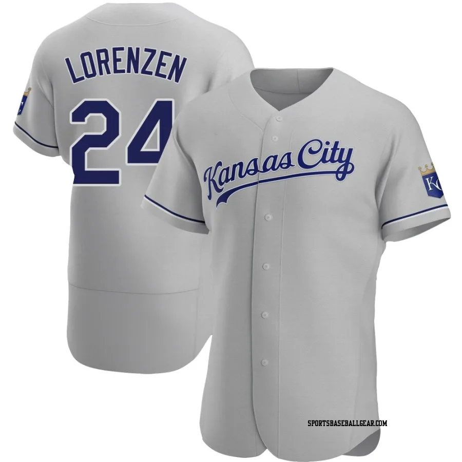 Michael Lorenzen Men's Kansas City Royals Gray Authentic Road Jersey