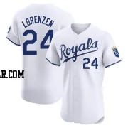 Michael Lorenzen Men's Kansas City Royals White Elite Home Jersey