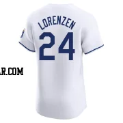 Michael Lorenzen Men's Kansas City Royals White Elite Home Jersey