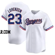 Michael Lorenzen Men's Texas Rangers Gold Limited White 2024 Collection Jersey