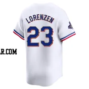 Michael Lorenzen Men's Texas Rangers Gold Limited White 2024 Collection Jersey