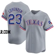 Michael Lorenzen Men's Texas Rangers Gray Limited Away Jersey