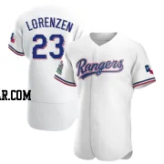 Michael Lorenzen Men's Texas Rangers White Authentic Home Jersey