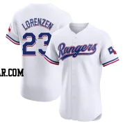 Michael Lorenzen Men's Texas Rangers White Elite Home Jersey