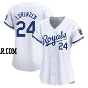 Michael Lorenzen Women's Kansas City Royals White Limited Home Jersey