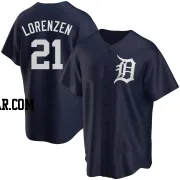 Michael Lorenzen Youth Detroit Tigers Navy Replica Alternate Jersey