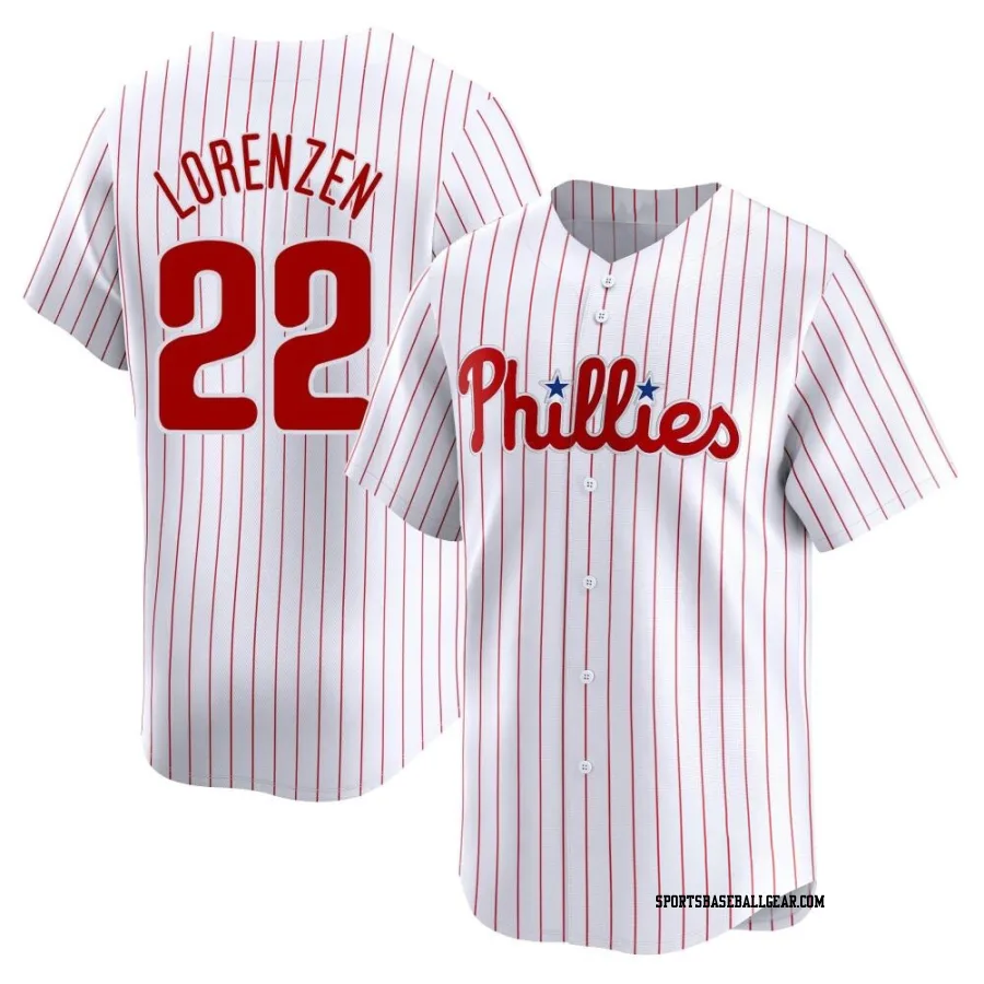 Michael Lorenzen Youth Philadelphia Phillies White Limited Home Jersey