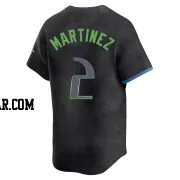 Michael Martinez Youth Tampa Bay Rays Charcoal Limited 2024 City Connect Jersey