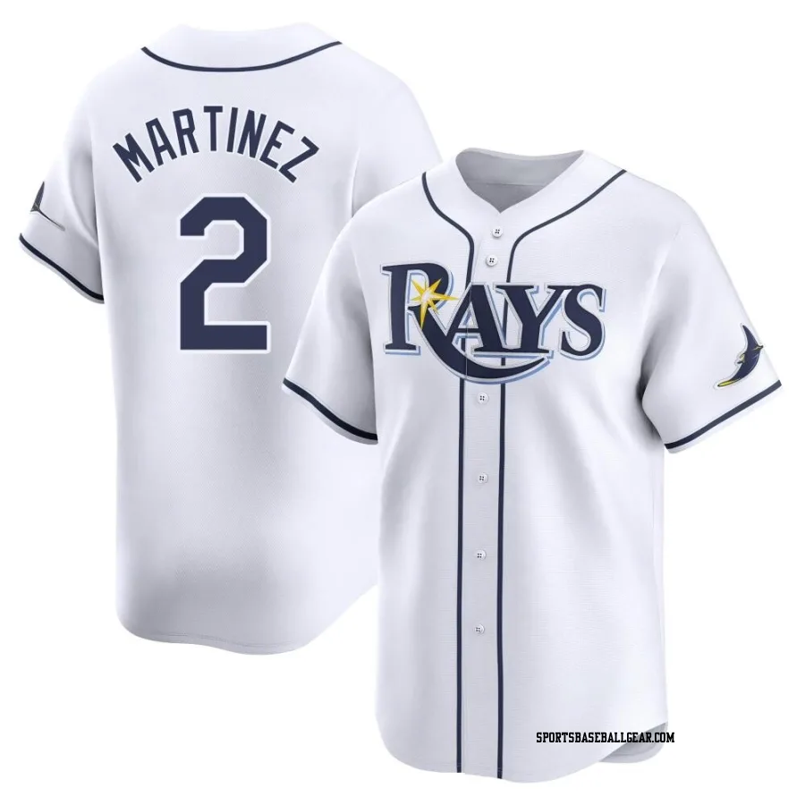 Michael Martinez Youth Tampa Bay Rays White Limited Home Jersey