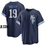 Michael Massey Youth Kansas City Royals Navy Replica 2022 City Connect Jersey