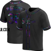 Michael McGreevy Men's St. Louis Cardinals Black Holographic Replica Alternate Jersey