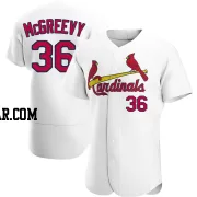 Michael McGreevy Men's St. Louis Cardinals White Authentic Home Jersey