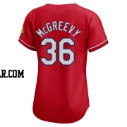 Michael McGreevy Women's St. Louis Cardinals Red Limited 2024 City Connect Jersey