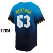 Michael Mercado Men's Philadelphia Phillies Blue Limited 2024 City Connect Jersey